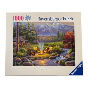 New Ravensburger Puzzle SEALED - Riverside Livingroom - 1000 Pieces